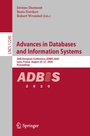 Cover: Advances in Databases and Information Systems - Springer