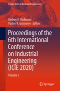 Cover: Proceedings of the 6th International Conference on Industrial Engineering (ICIE 2020) - Springer
