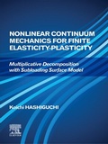 Cover: Nonlinear Continuum Mechanics for Finite Elasticity-Plasticity - Elsevier