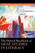 Cover: The Oxford Handbook of Deaf Studies in Literacy - Oxford University Press Inc