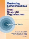 Cover: Marketing Communications for Local Nonprofit Organizations - Routledge