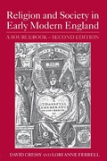 Cover: Religion and Society in Early Modern England - Routledge