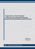 Cover: Engineering: Technological Advances and Research Results - Trans Tech Publications Ltd