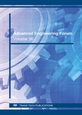 Cover: Advanced Engineering Forum Vol. 36 - Trans Tech Publications Ltd