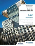Cover: Cambridge International AS and A Level Law Second Edition - Hodder Education