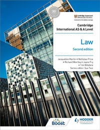 Abbildung von: Cambridge International AS and A Level Law Second Edition - Hodder Education