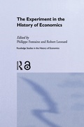 Cover: The Experiment in the History of Economics - Routledge