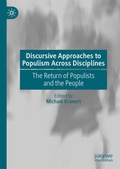 Cover: Discursive Approaches to Populism Across Disciplines - Palgrave Macmillan