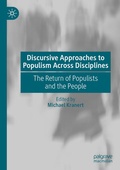 Cover: Discursive Approaches to Populism Across Disciplines - Palgrave Macmillan