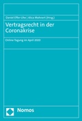Abbildung von: Vertragsrecht in der Coronakrise - Nomos