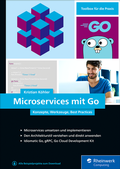 Cover: Microservices mit Go - Rheinwerk