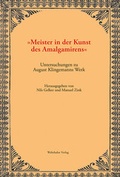 Cover: &raquo;Meister in der Kunst des Amalgamirens&laquo; - Wehrhahn Verlag