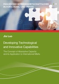 Cover: Developing Technological and Innovative Capabilities - NMP-Verlag