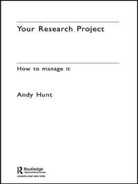 Enlarge image Cover: Your Research Project - Routledge