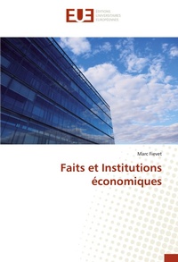 Abbildung von: Faits et Institutions economiques - Editions Universitaires Europeennes