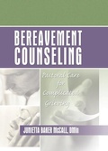 Cover: Bereavement Counseling - Routledge