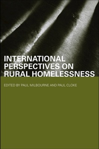 Enlarge image Cover: International Perspectives on Rural Homelessness - Routledge