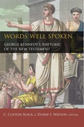 Cover: Words Well Spoken - Baylor University Press