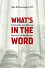 Cover: What's in the Word - Baylor University Press