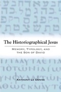 Cover: The Historiographical Jesus - Baylor University Press