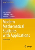 Cover: Modern Mathematical Statistics with Applications - Springer