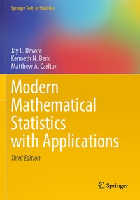Enlarge image Cover: Modern Mathematical Statistics with Applications - Springer