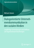 Cover: Dialogorientierte Unternehmenskommunikation in den sozialen Medien - Springer VS