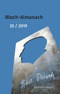 Cover: Bloch-Almanach 35/2019 - Aisthesis