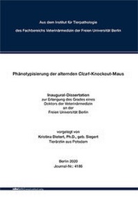 Abbildung von: Phänotypisierung der alternden Clca1-Knockout-Maus - Mensch & Buch