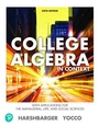 Cover: Corequisite Notebook for College Algebra in Context with Applications for the Managerial, Life, and Social Sciences - Pearson