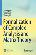 Cover: Formalization of Complex Analysis and Matrix Theory - Springer