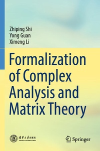 Enlarge image Cover: Formalization of Complex Analysis and Matrix Theory - Springer
