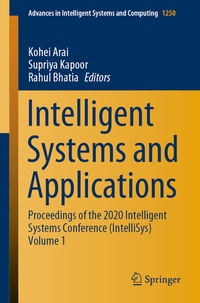 Enlarge image Cover: Intelligent Systems and Applications - Springer