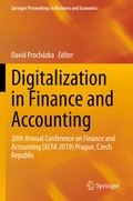 Cover: Digitalization in Finance and Accounting - Springer