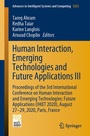 Cover: Human Interaction, Emerging Technologies and Future Applications III - Springer