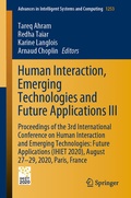 Cover: Human Interaction, Emerging Technologies and Future Applications III - Springer