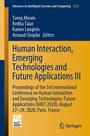 Cover: Human Interaction, Emerging Technologies and Future Applications III - Springer