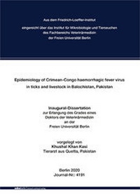 Abbildung von: Epidemiology of Crimean-Congo haemorrhagic fever virus in ticks and livestock in Balochistan, Pakistan - Mensch & Buch