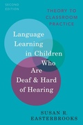 Cover: Language Learning in Children Who Are Deaf and Hard of Hearing - Oxford University Press Inc