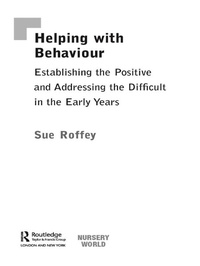 Enlarge image Cover: Helping with Behaviour - Routledge