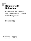 Cover: Helping with Behaviour - Routledge