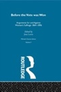 Cover: Before the Vote was Won - Routledge