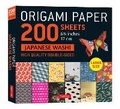 Cover: Origami Paper 200 sheets Japanese Washi Patterns 6.75 inch: Instructions for 6 Projects Included - Tuttle Publishing