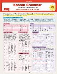 Enlarge image Cover: Korean Grammar Language Study Card - Tuttle Publishing
