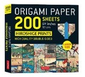 Cover: Origami Paper 200 sheets Japanese Hiroshige Prints 6.75 inch: Instructions for 6 Projects Included - Tuttle Publishing
