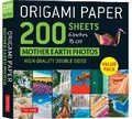 Cover: Origami Paper 200 sheets Mother Earth Photos 6 Inches (15 cm) - Tuttle Publishing
