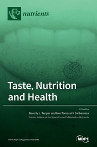 Enlarge image Cover: Taste, Nutrition and Health - MDPI AG