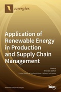 Cover: Application of Renewable Energy in Production and Supply Chain Management - MDPI AG