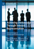 Cover: Achieving Democracy Through Interest Representation - Palgrave Macmillan