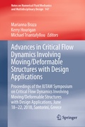 Cover: Advances in Critical Flow Dynamics Involving Moving/Deformable Structures with Design Applications - Springer